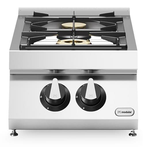 Gass Koketopp2 Bluss 95 Kw modular 40x73 cm – kapasiteten du faktisk trenger i et travelt storkjøkken